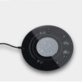 USB-powered hot and cold beverage coaster with tempered glass surface measuring 152x31mm
