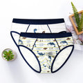 Boys cotton boxer briefs with dinosaur print, 95% cotton, available in sizes 110cm to 180cm