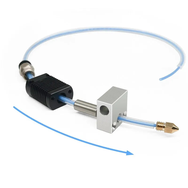 Anet 3D printer extrusion head hot end kit with stainless steel external thread mount for ET4 and ET5 series