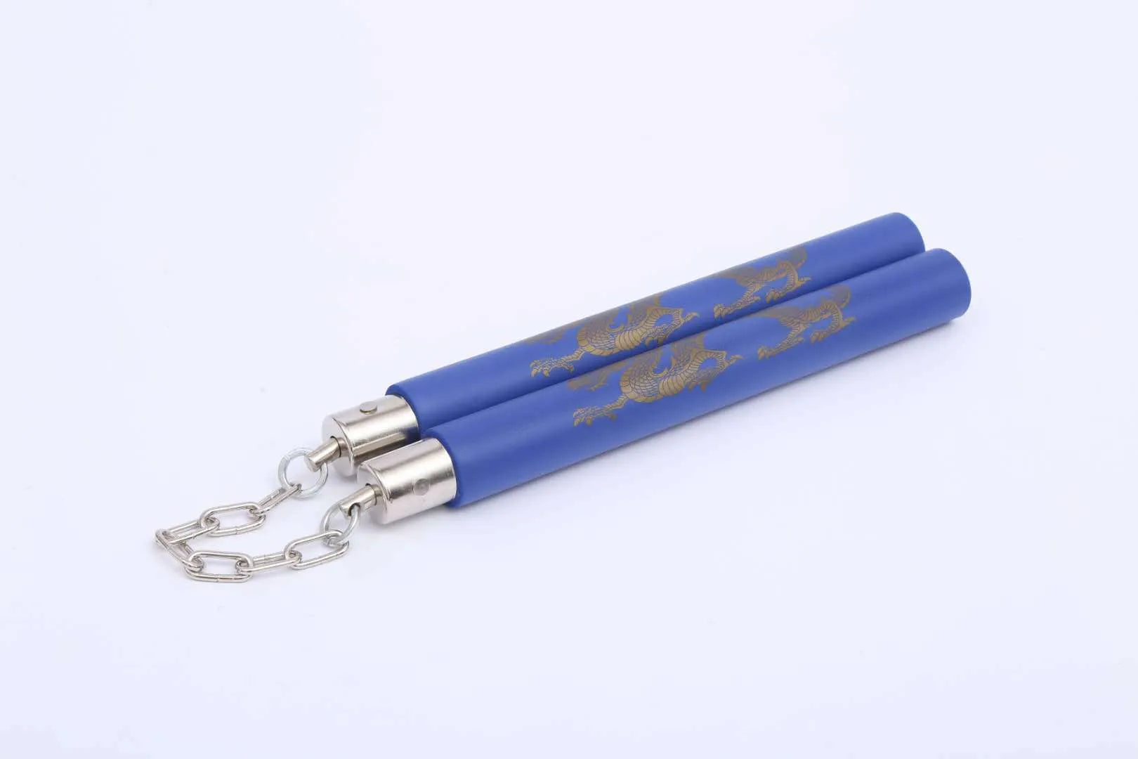 Sponge nunchaku training sticks with foam covering and iron chain in four colour options