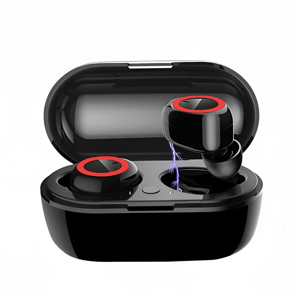 TWS Bluetooth wireless stereo headset with earplug design in black and white colour options