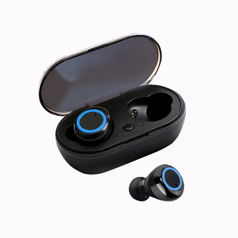 TWS Bluetooth wireless stereo headset with earplug design in black and white colour options