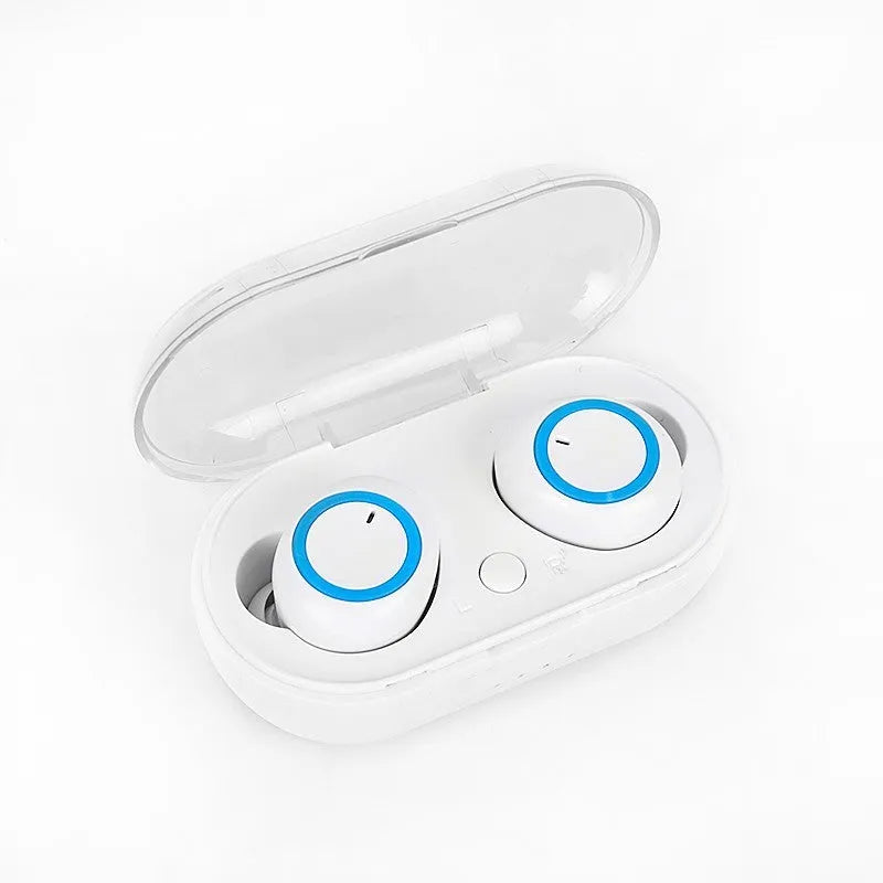 TWS Bluetooth wireless stereo headset with earplug design in black and white colour options