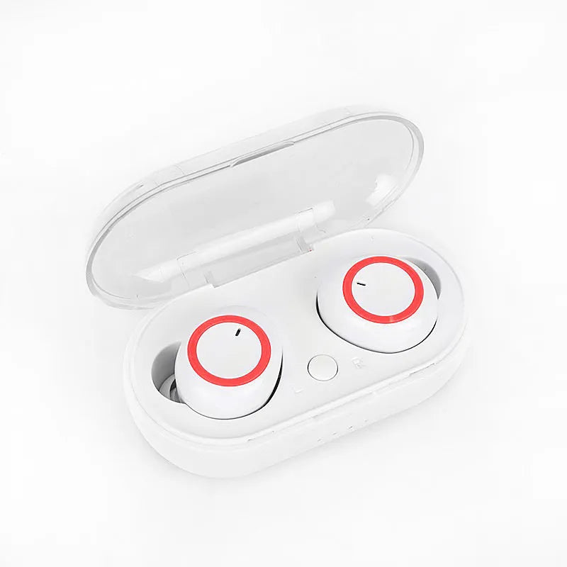 TWS Bluetooth wireless stereo headset with earplug design in black and white colour options