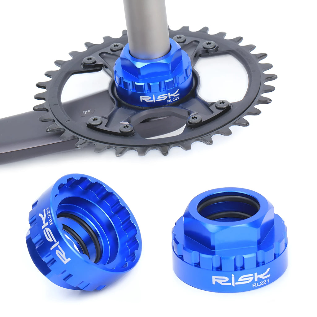 Blue aluminium alloy bicycle disc brake removal wrench for 12-speed direct mount systems