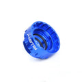 Blue aluminium alloy bicycle disc brake removal wrench for 12-speed direct mount systems