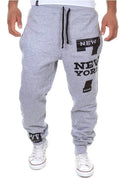 Men's cotton leisure joggers in black, elasticated waist, casual fit for everyday comfort