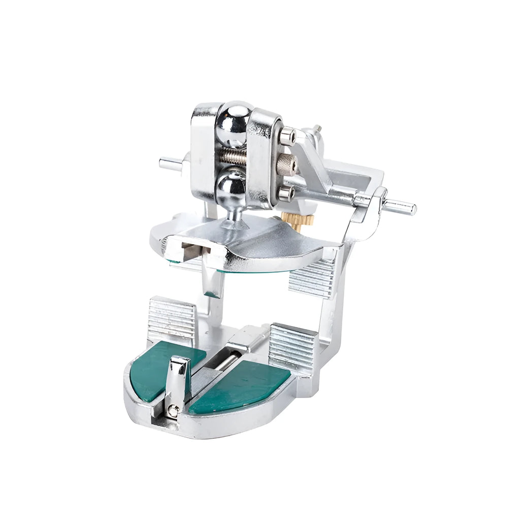 Korean dental articulator with three adjustment points for crown and bridge laboratory work