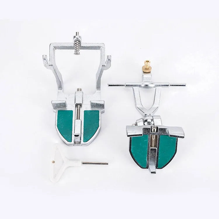 Korean dental articulator with three adjustment points for crown and bridge laboratory work