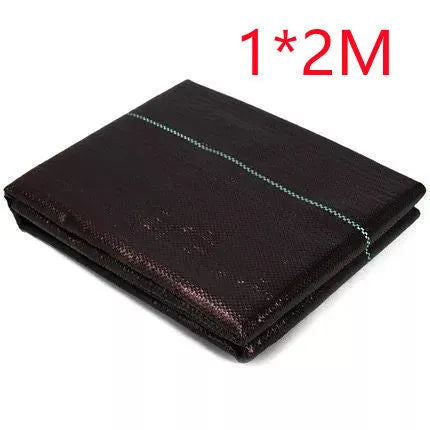 Black PE composite woven grass cloth for farmland weed control available in multiple sizes