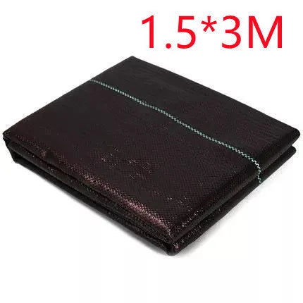 Black PE composite woven grass cloth for farmland weed control available in multiple sizes