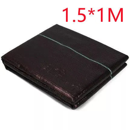 Black PE composite woven grass cloth for farmland weed control available in multiple sizes