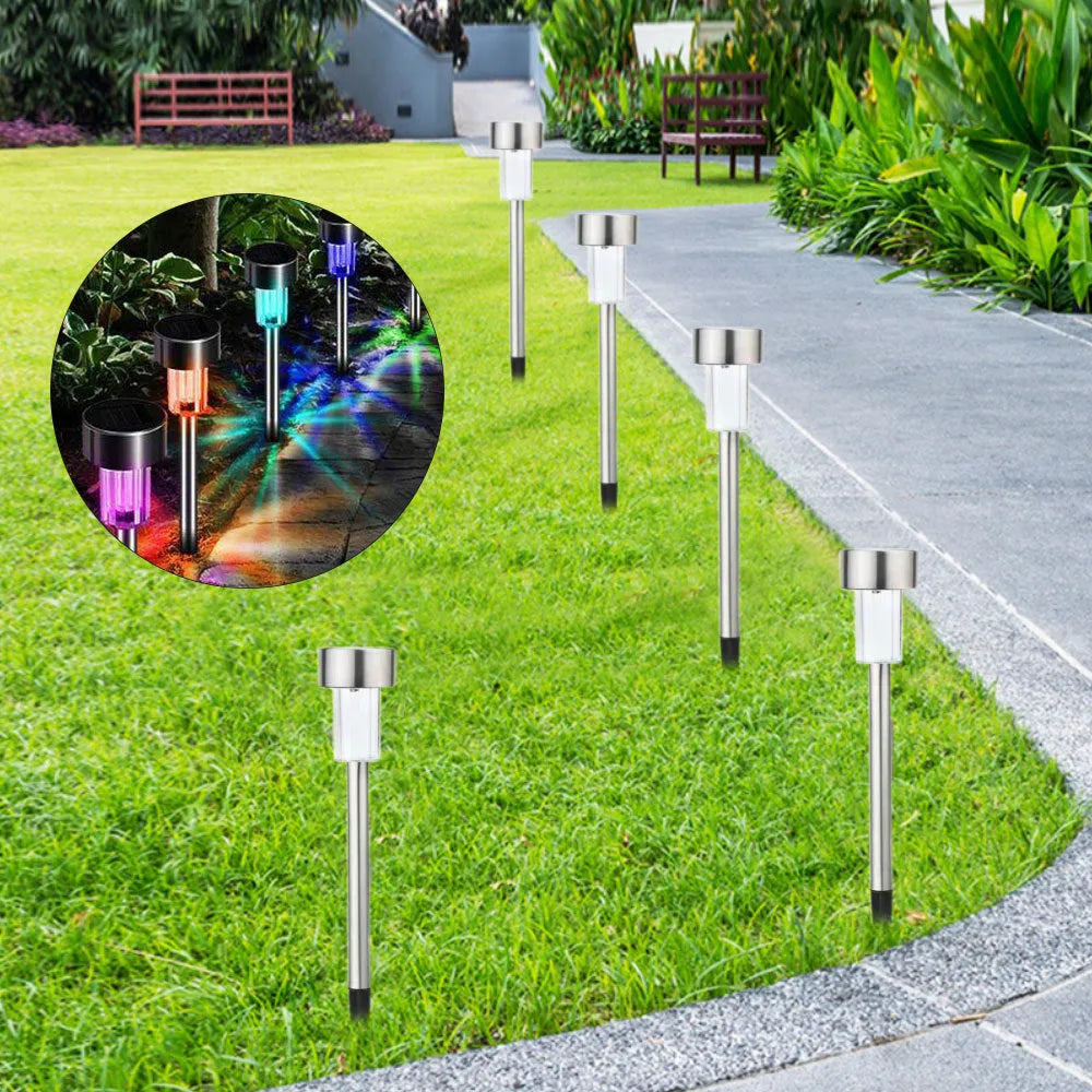 Stainless steel garden landscape LED light with pastoral design and waterproof IP44 rating