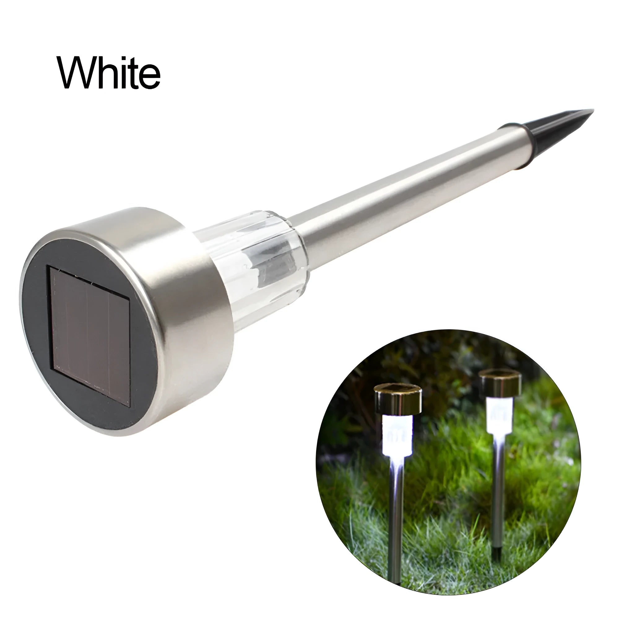 Stainless steel garden landscape LED light with pastoral design and waterproof IP44 rating