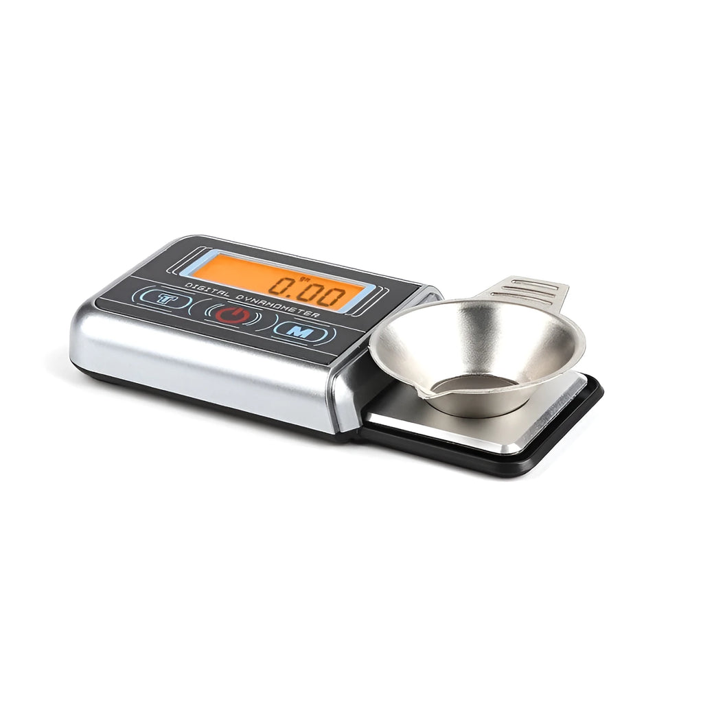 Electronic digital scale used as a turntable needle pressure gauge and precision weighing tool.