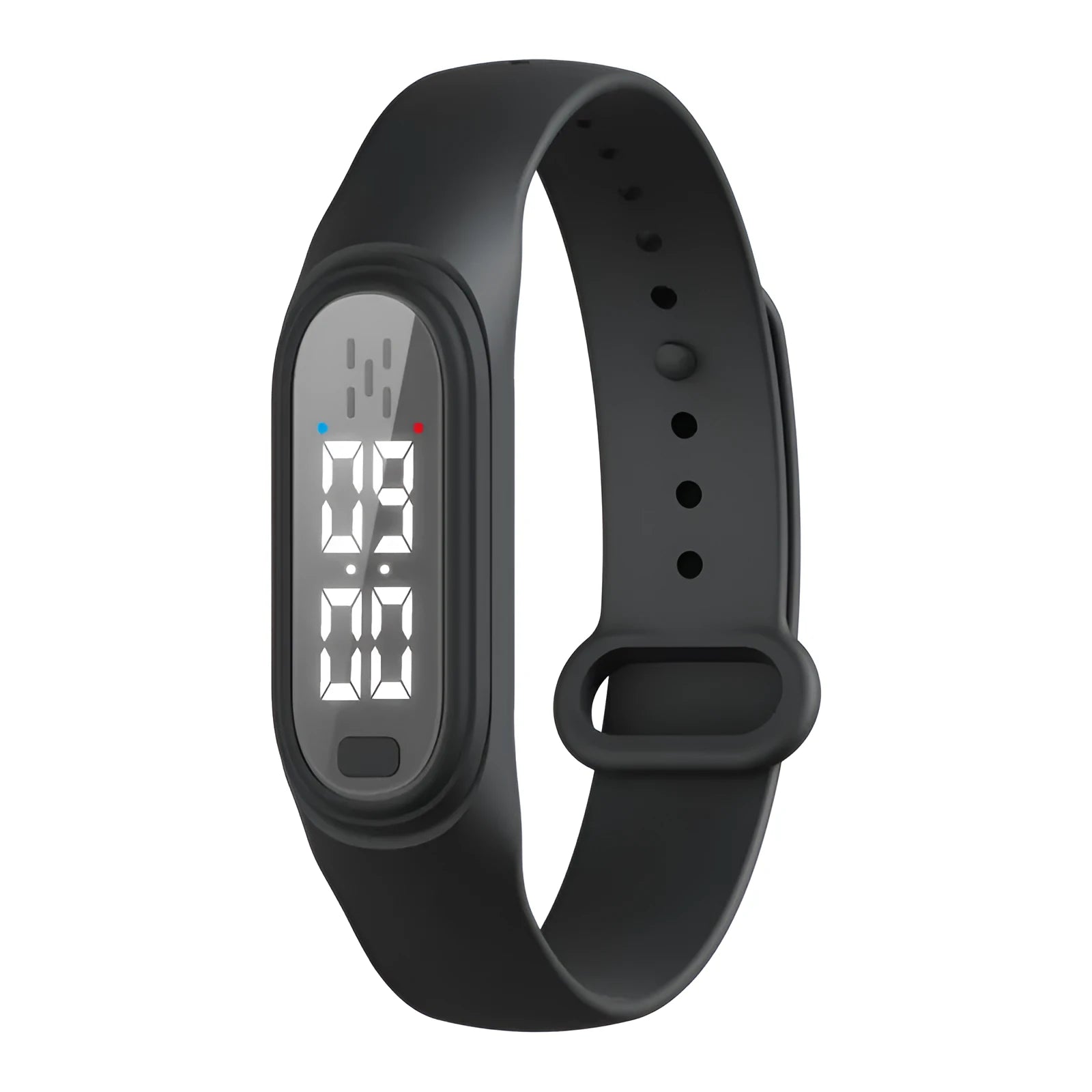 Ultrasonic electronic mosquito repellent bracelet in black, white, blue or pink colours