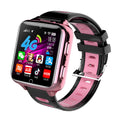 Children's smart sports watch with black silicone wristband and 1.54-inch IPS touchscreen display