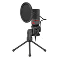 Live broadcast wired microphone with USB power for streaming and singing performances