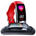Smart bracelet fitness tracker with heart rate, blood pressure, and sleep monitoring on wrist