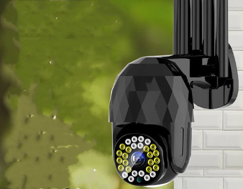 Wireless smart home HD monitor network camera with spherical design, ABS plastic shell, and 1080P night vision