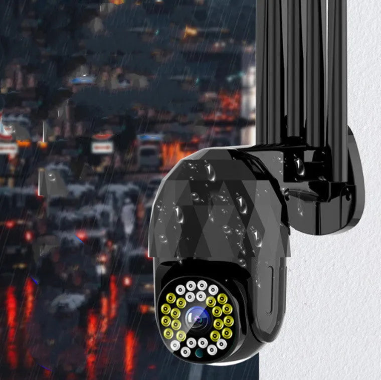 Wireless smart home HD monitor network camera with spherical design, ABS plastic shell, and 1080P night vision