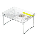 Plastic kitchen supplies storage rack in transparent or white colour
