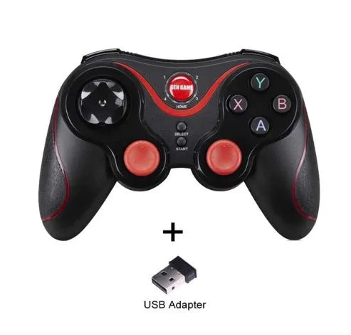 X3 Bluetooth wireless game controller for Android phones with mobile phone clip accessory