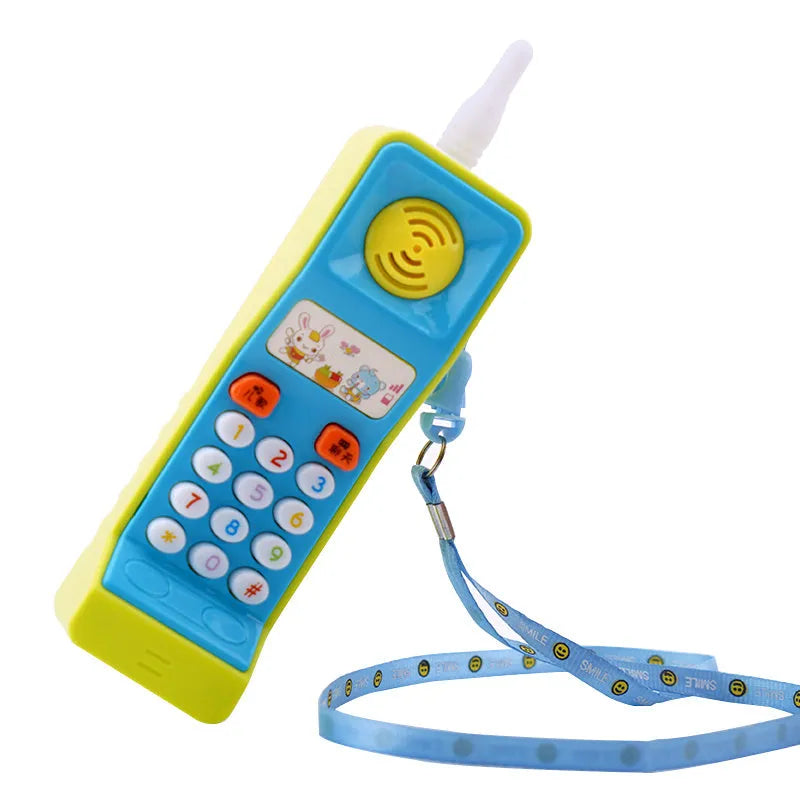 Children's educational electric toy with sound, light, music, and cartoon animal design for age 3