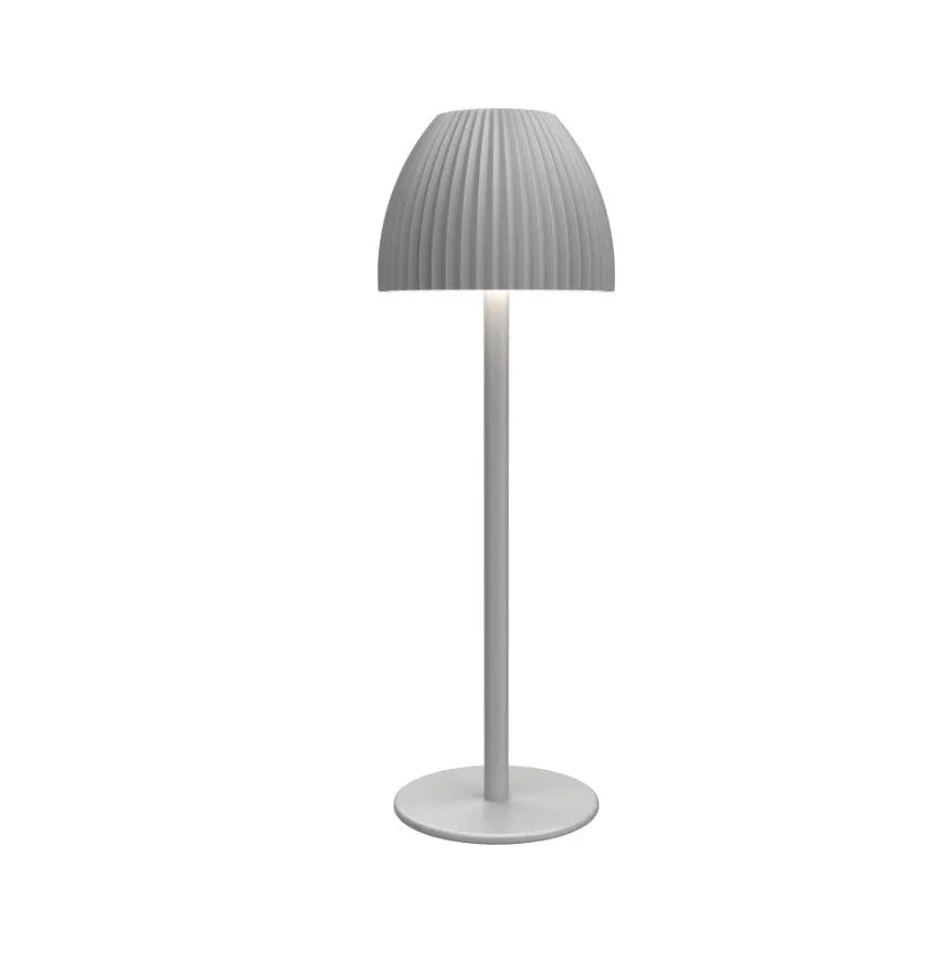 Modern minimalist USB night lamp with thin round base and adjustable dimming function
