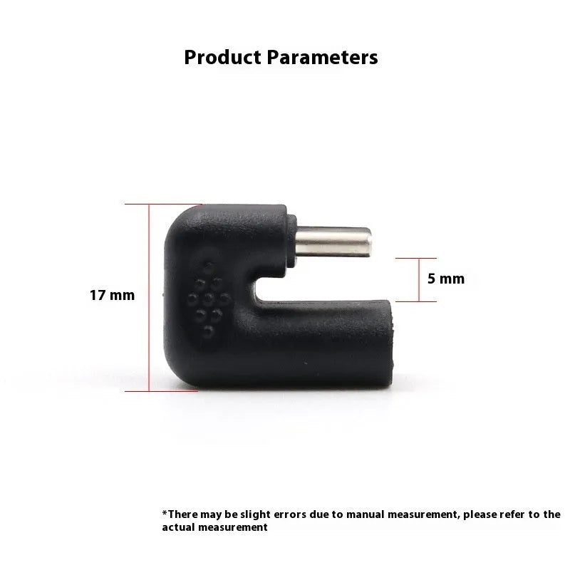 Plastic USB male to female adapter extension cable with U-bend connector, 4-piece pack.