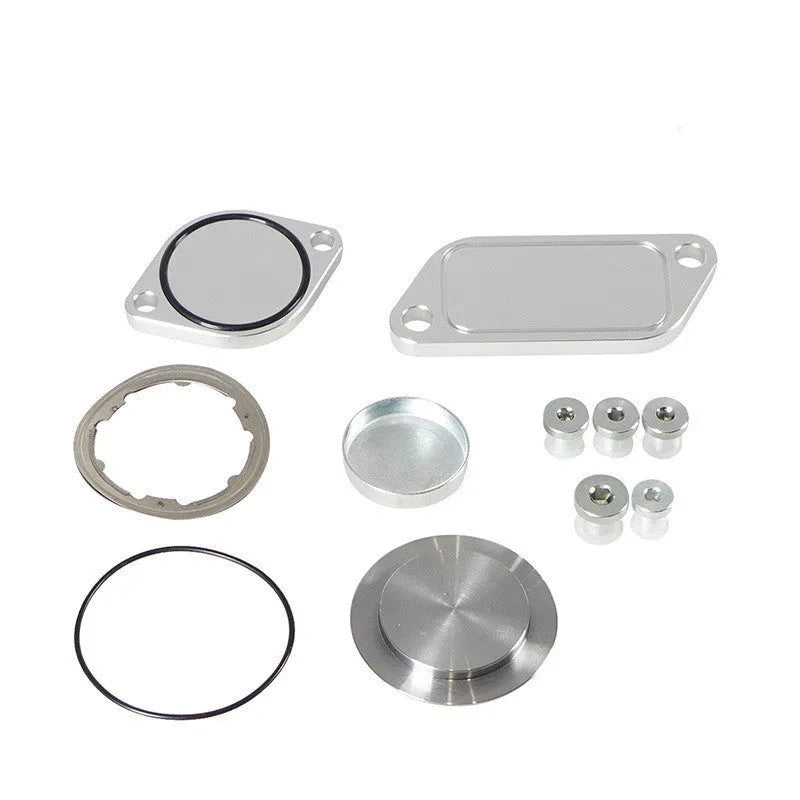Silver aluminium alloy valve cover for automotive EGR systems