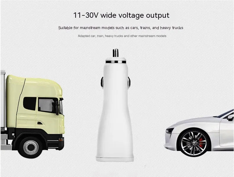 QC30 fast car charger with Quick Charge 2.0 USB port for vehicle mobile phone charging