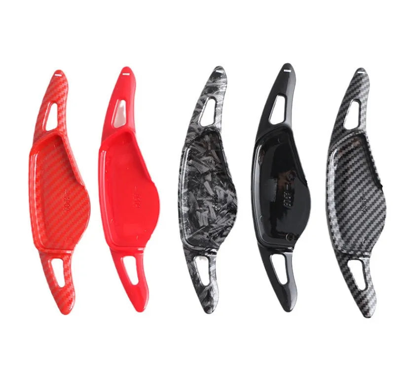 Carbon fibre black steering wheel paddle shifter for car interior modification
