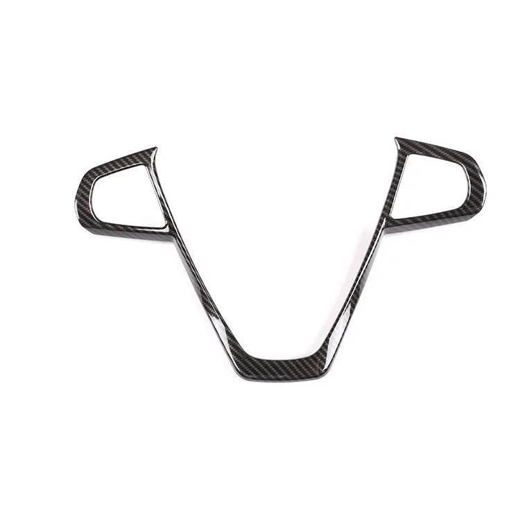 BMW steering wheel button frame with carbon fibre pattern ABS decoration panel for button box upgrade