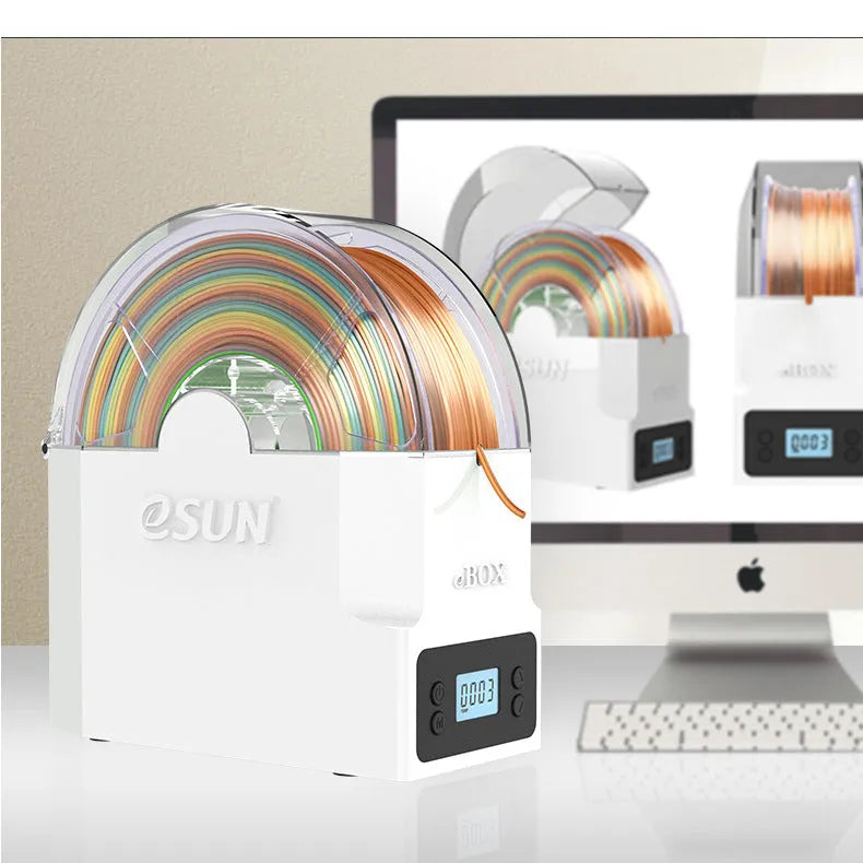 eBOX Lite 3D printing filament drying storage box with wire heating element and dustproof cabinet
