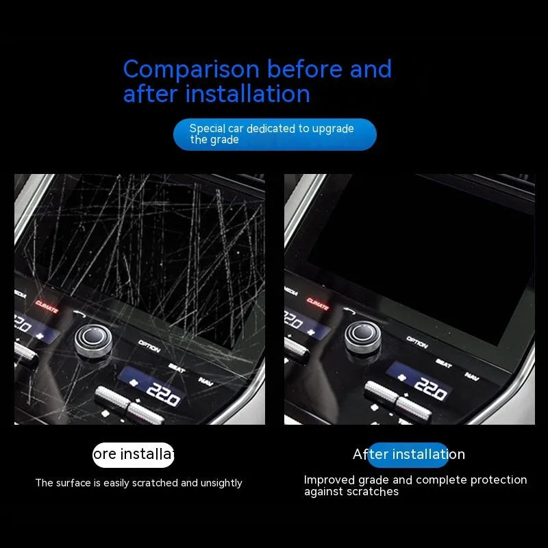 Clear TPU protective film kit for BMW 3 Series centre console and gear selector