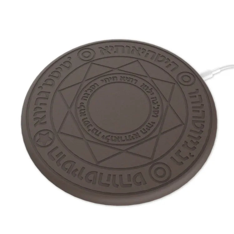 Wireless fast charger with magic array pattern for iPhones and Samsung phones