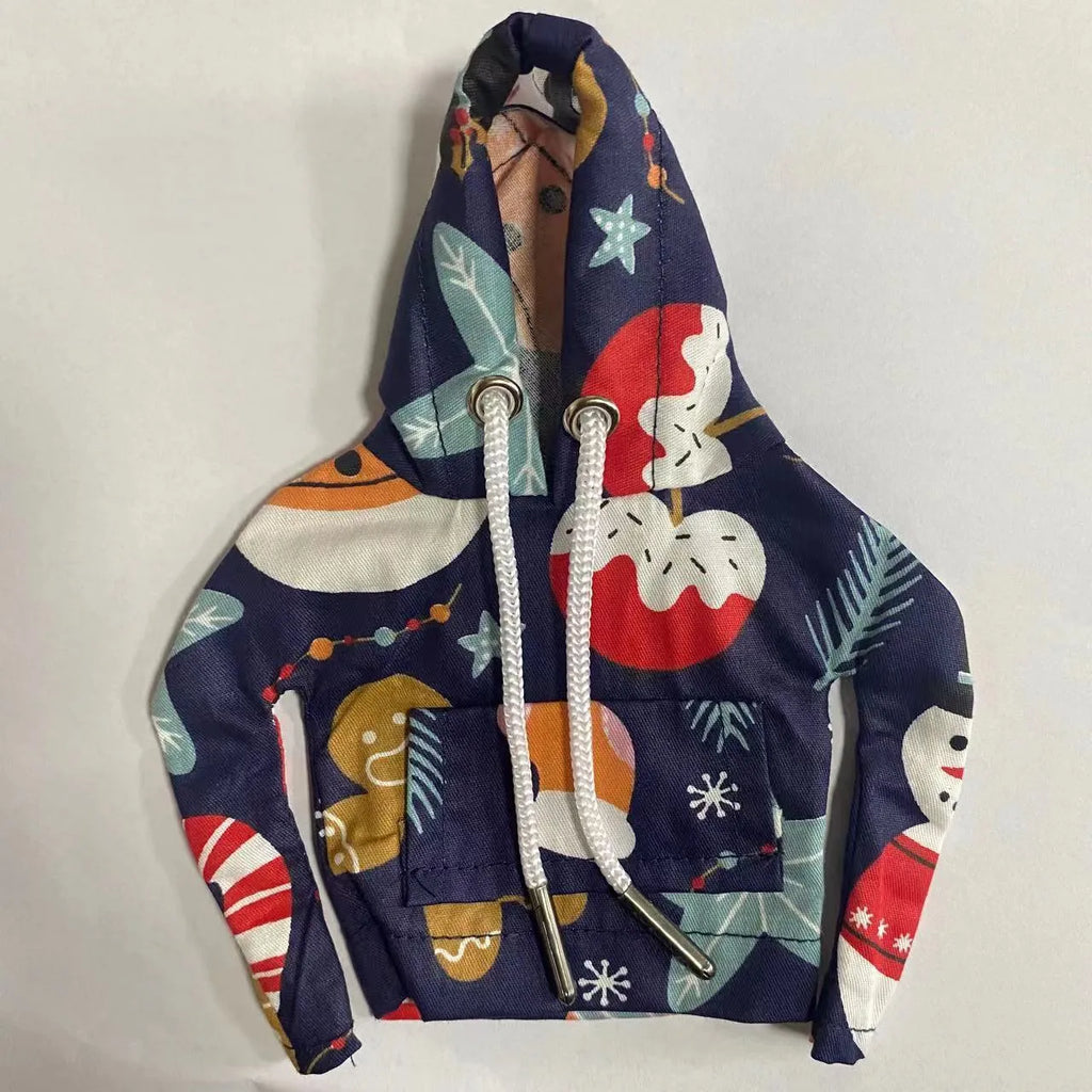 Christmas-themed cotton handbrake cover for car gear lever in multicolour festive designs