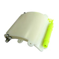 White luminous ABS underwater writing wristboard for diving jacket with pencil.