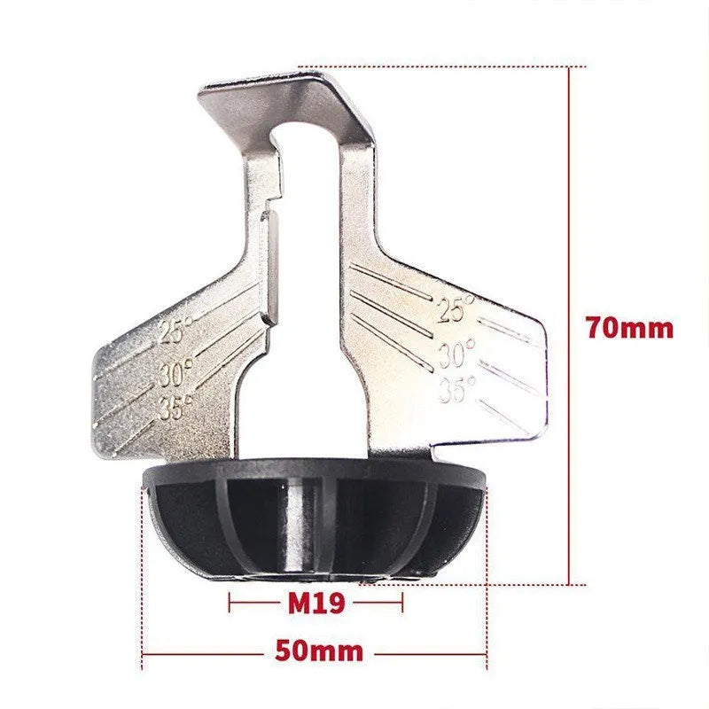 Silver metal mini electric chain grinder for band saw blades with 100-tooth width