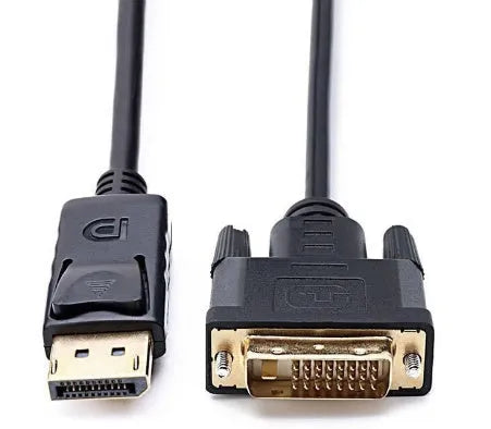 DP to DVI24 adapter cable 1.8 metres copper wire for computer monitor