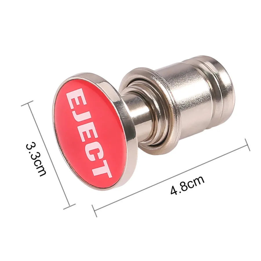 12V vehicle cigarette lighter with metal plastic body and ceramic heat protector in red colour for universal car use