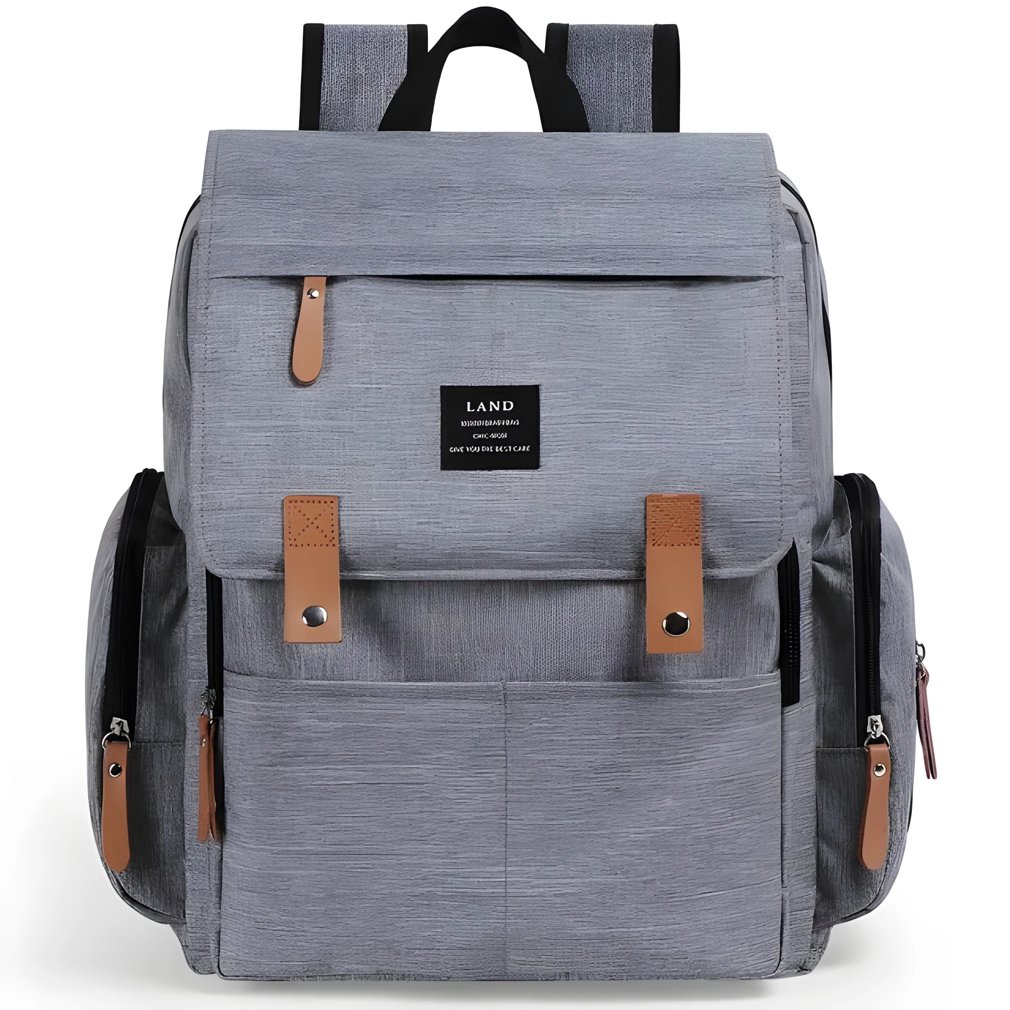 LAND Mommy large Oxford cloth diaper backpack with changing mat in various colours.