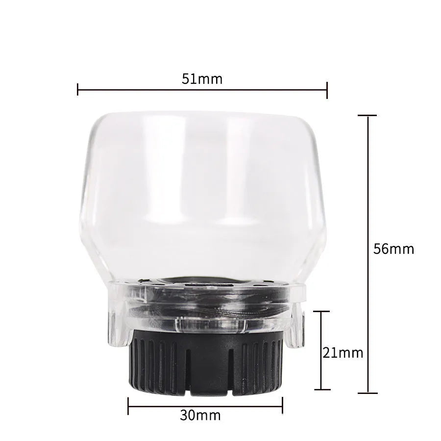 Transparent plastic protective horn cover for Delta angle grinders