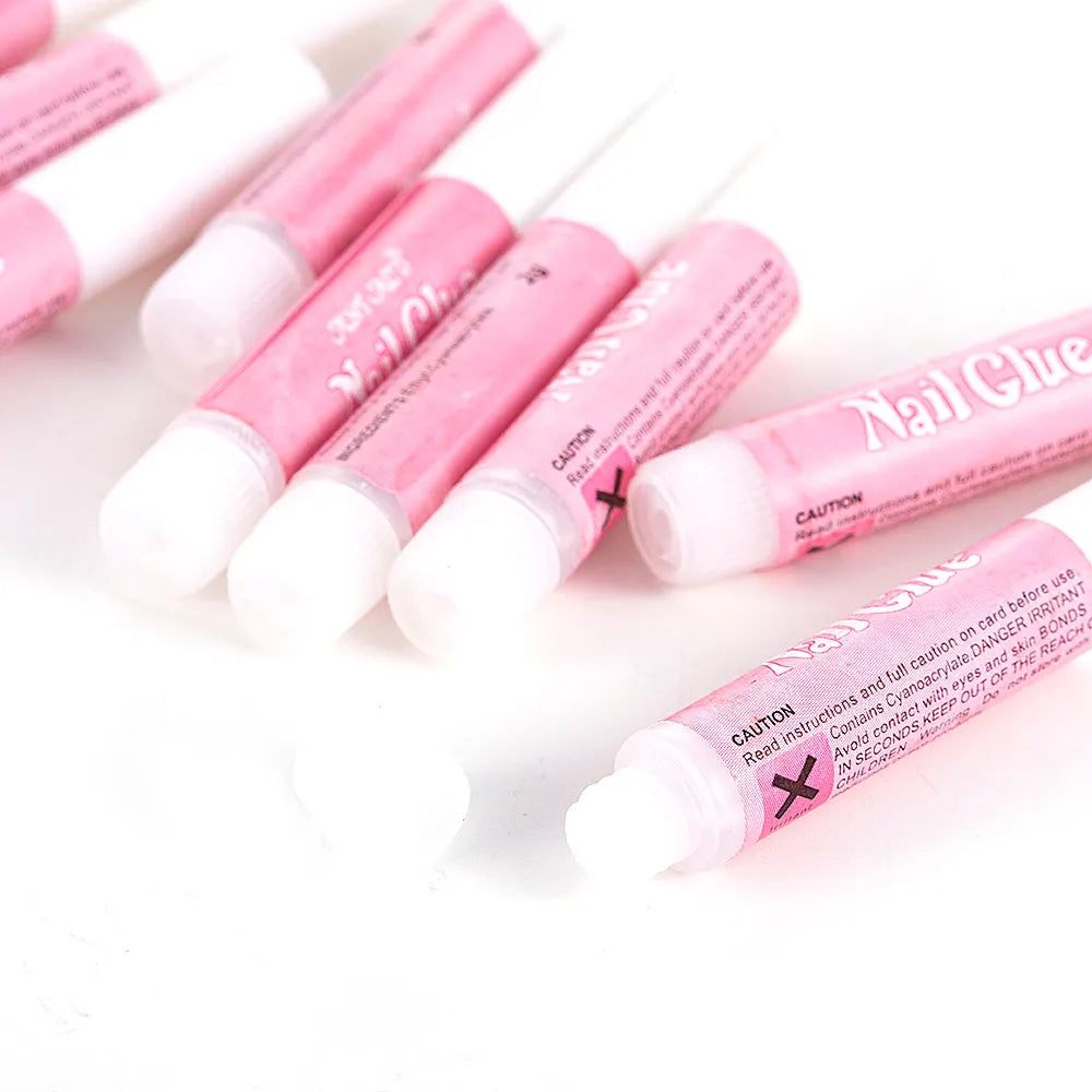 2g nail art glue 10pcs pack for personal use with paste application