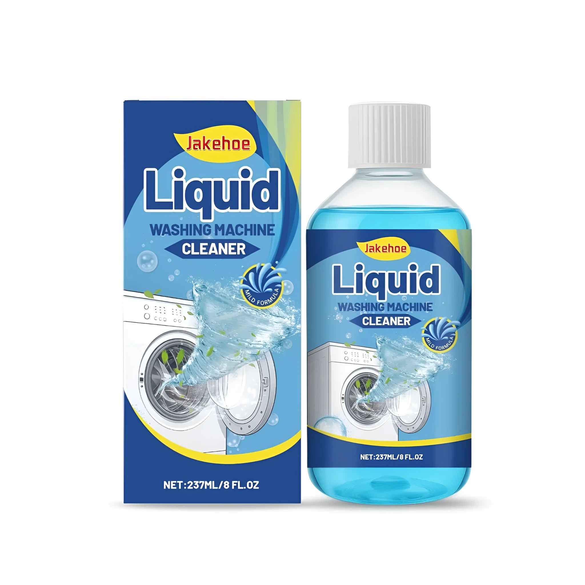 237ml bottle of liquid washing machine cleaner with citric acid for descaling