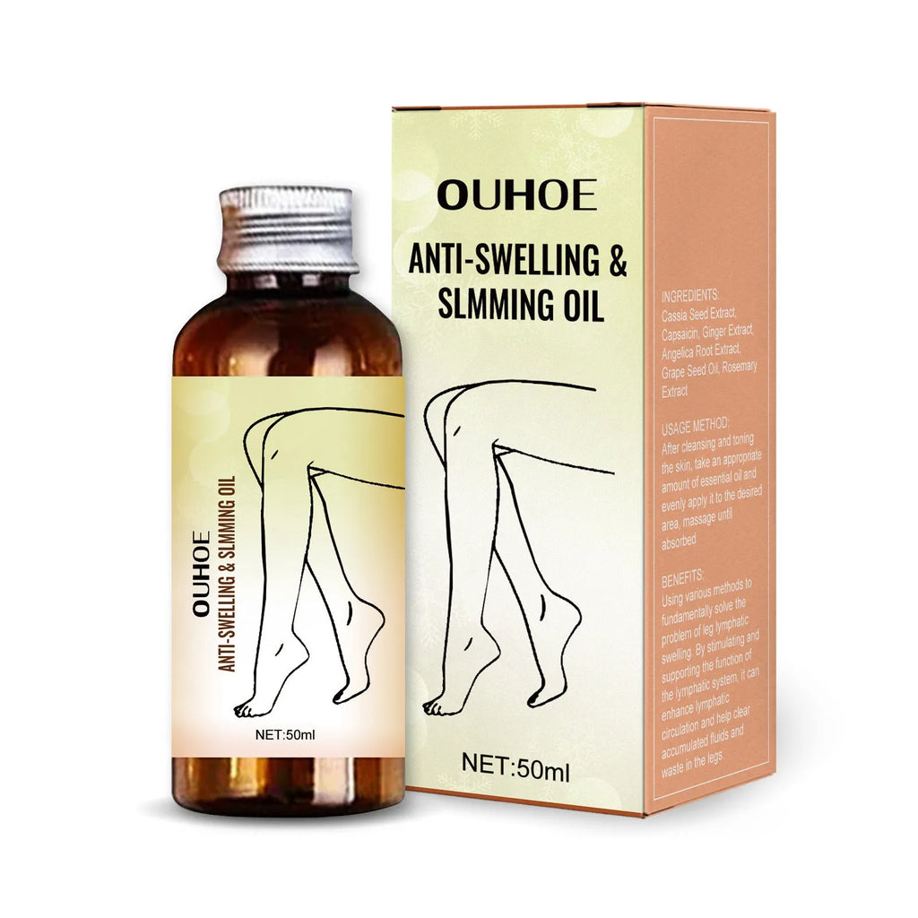 50ml bottle of moisturising body and leg care essential oil with plant extracts.