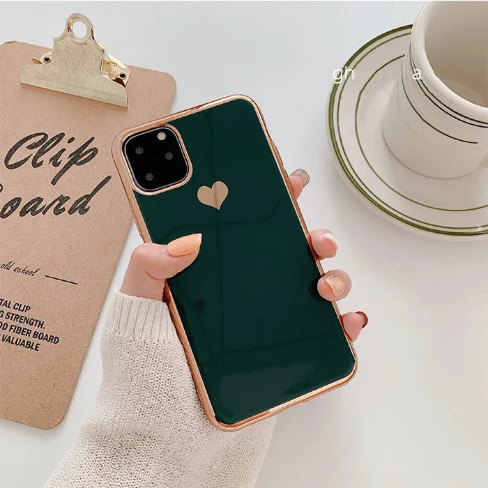 TPU iPhone back cover case in solid colour for iPhone 11 X 6-8 series models