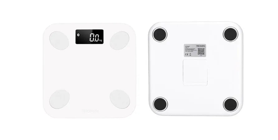 Electronic weight scale with LCD display and Bluetooth body fat analysis