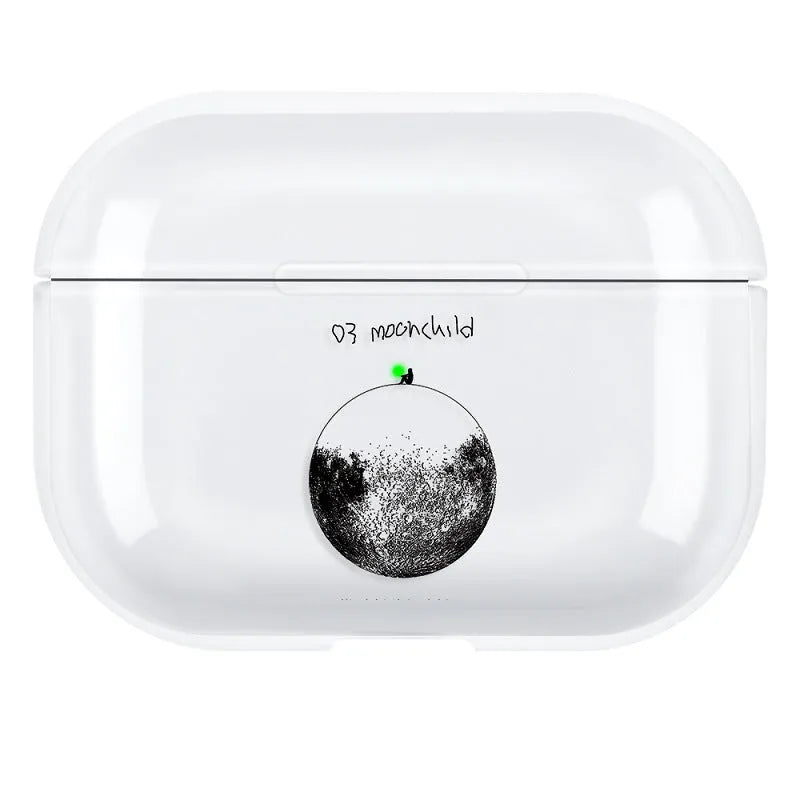 AirPods Pro 3 protective case cover in solid colour made from PC material